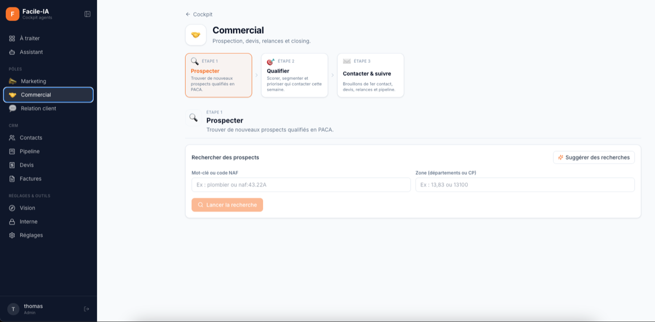 Réalisation Notre système d'agents